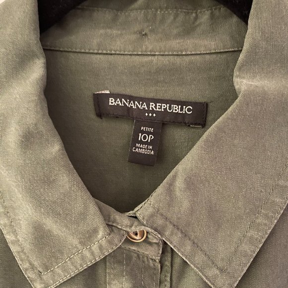 Banana Republic Army Green Dress - Picture 3 of 4